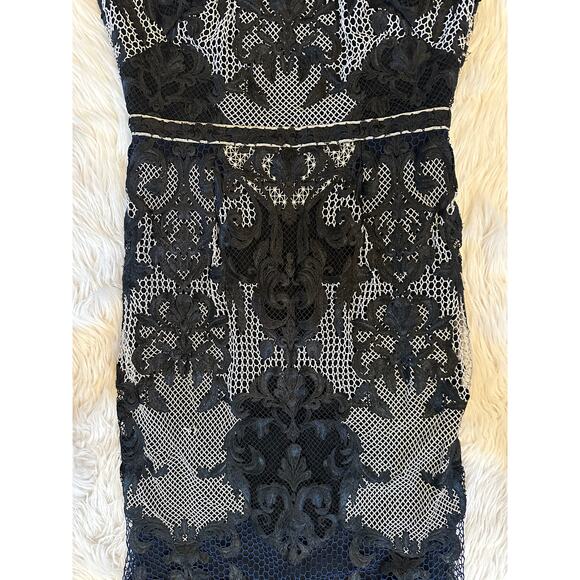 BHLDN Marchesa Notte Waldon Maxi Dress Embroidered Lace Backless Formal Gown - Picture 8 of 16